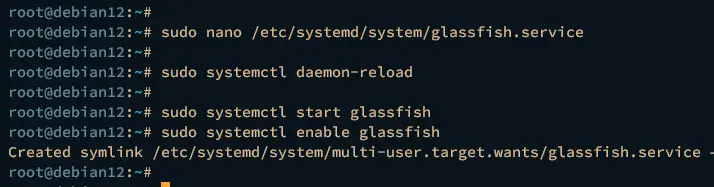 Debian 12安装GlassFish应用服务器及Nginx反向代理