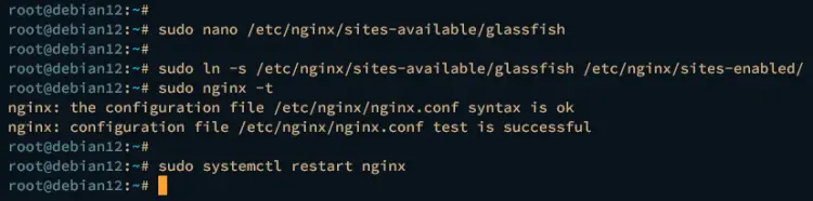 Debian 12安装GlassFish应用服务器及Nginx反向代理