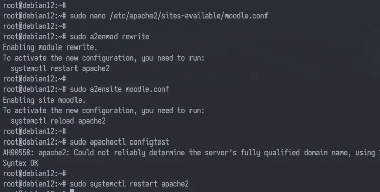Debian 12服务器安装Moodle LMS教程