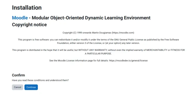 Debian 12服务器安装Moodle LMS教程