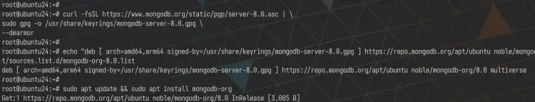 添加MongoDB软件源