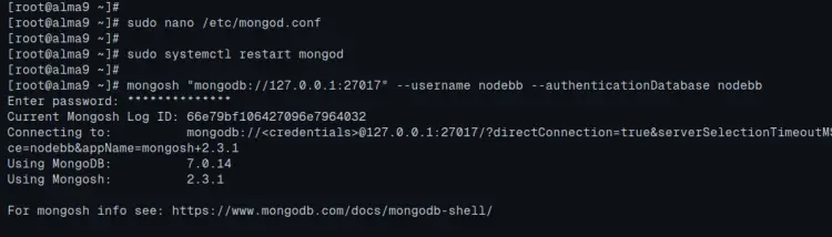 AlmaLinux 9安装NodeBB论坛教程