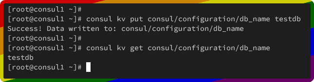 Consul KV键值存储操作