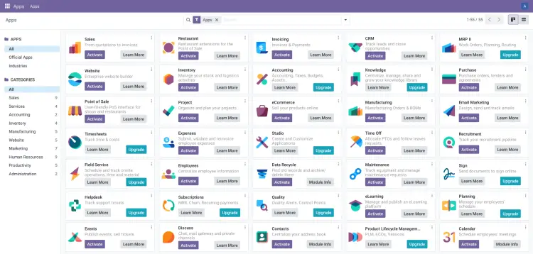 Ubuntu 24.04安装Odoo ERP教程