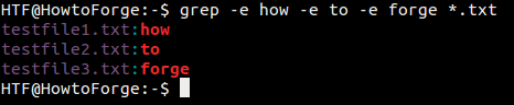 Linux grep命令使用教程