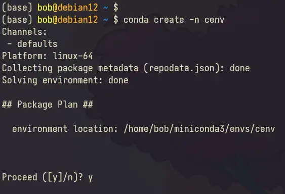 Debian 12安装Miniconda教程