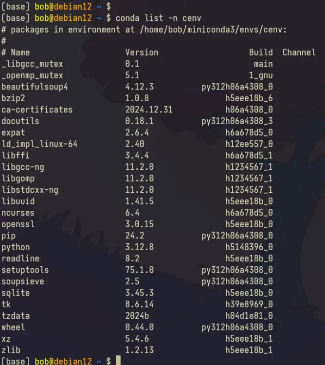 Debian 12安装Miniconda教程