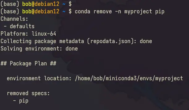 Debian 12安装Miniconda教程