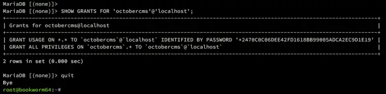 Debian 12安装OctoberCMS内容管理系统教程