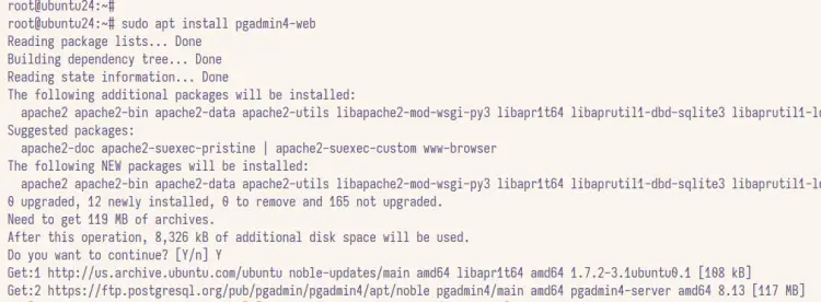 Ubuntu 24.04安装pgAdmin 4管理PostgreSQL教程