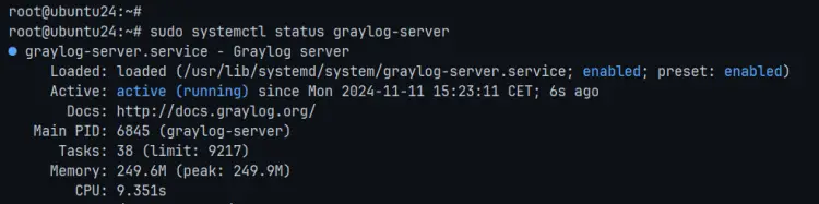 检查Graylog状态