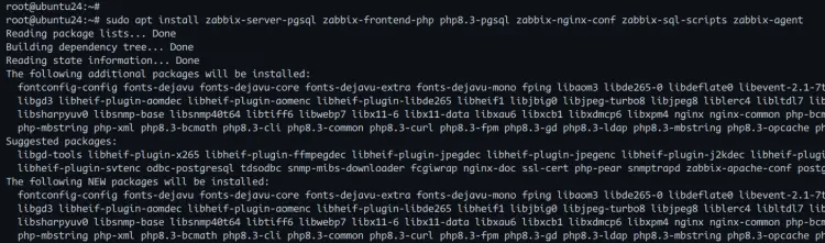 安装 Zabbix
