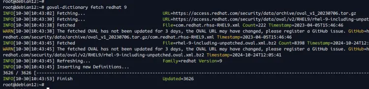 下载RedHat OVAL数据库