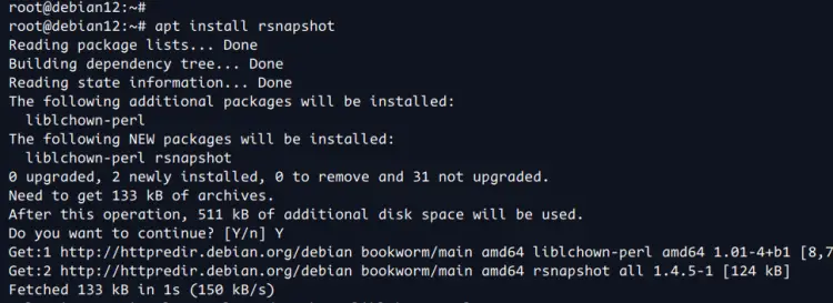 Linux服务器使用Rsnapshot备份与恢复教程