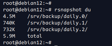 Linux服务器使用Rsnapshot备份与恢复教程