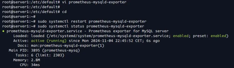 Debian 12使用Prometheus和Grafana监控MySQL教程
