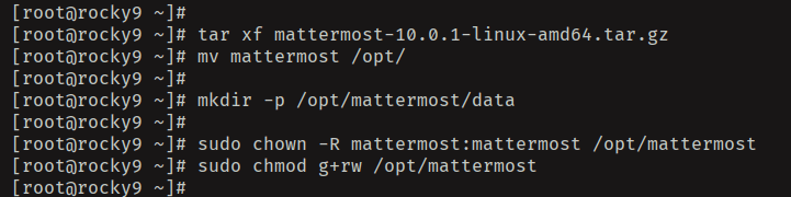 Rocky Linux 9安装Mattermost团队协作平台教程