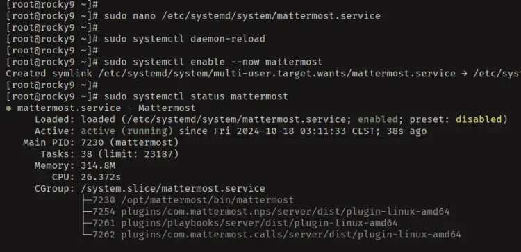 Rocky Linux 9安装Mattermost团队协作平台教程