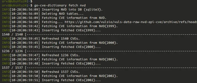 Ubuntu 24.04安装Vuls漏洞扫描器教程