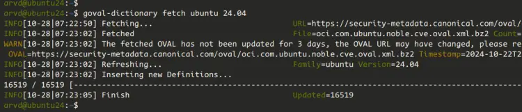 Ubuntu 24.04安装Vuls漏洞扫描器教程
