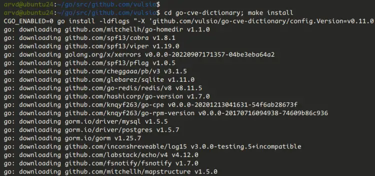 Ubuntu 24.04安装Vuls漏洞扫描器教程