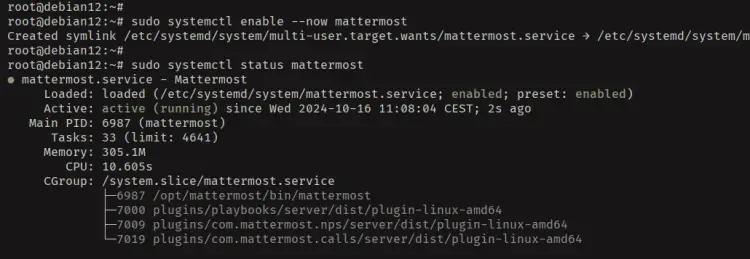 Debian 12安装Mattermost团队协作平台教程