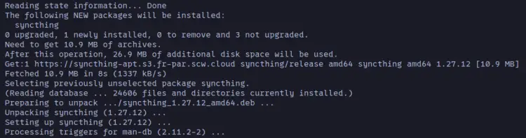 Debian 12安装Syncthing文件同步工具教程