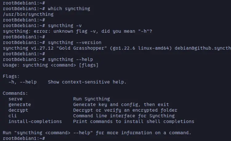 Debian 12安装Syncthing文件同步工具教程