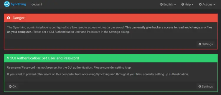 Debian 12安装Syncthing文件同步工具教程