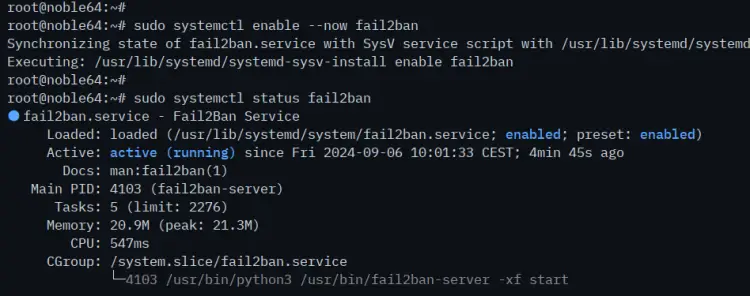 Ubuntu 24.04安装Fail2ban防暴力破解教程