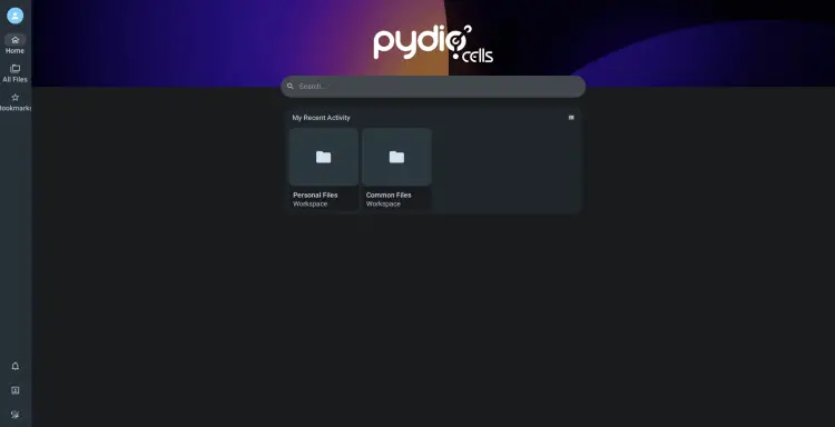 Pydio Cells用户仪表板
