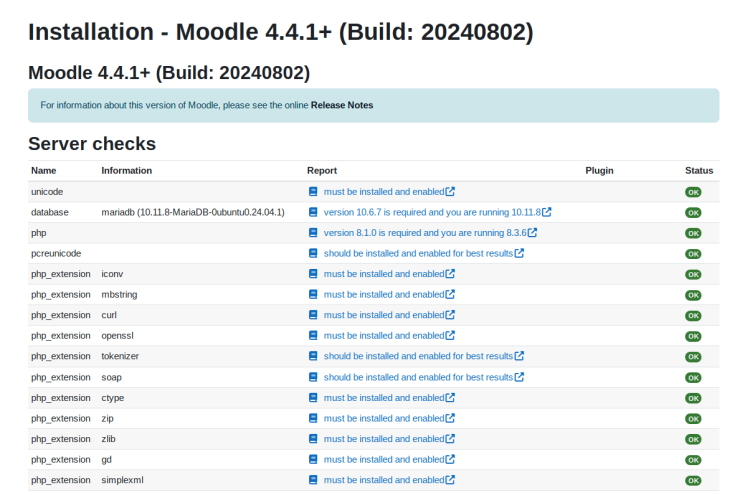 Ubuntu 24.04安装Moodle LMS教程