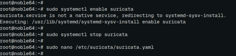 停止Suricata服务