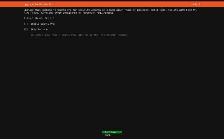 跳过Ubuntu Pro