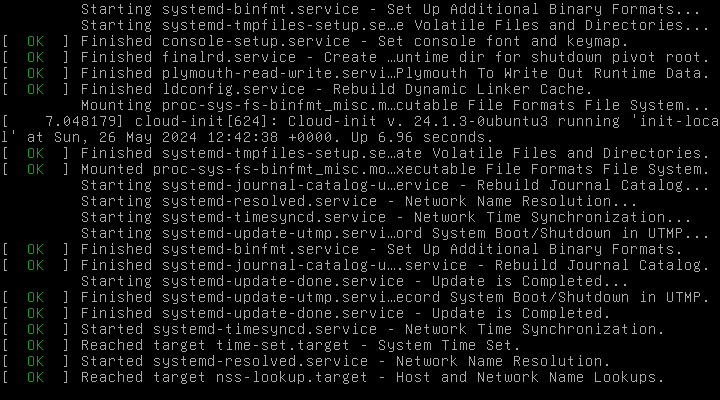 启动Ubuntu 24.04