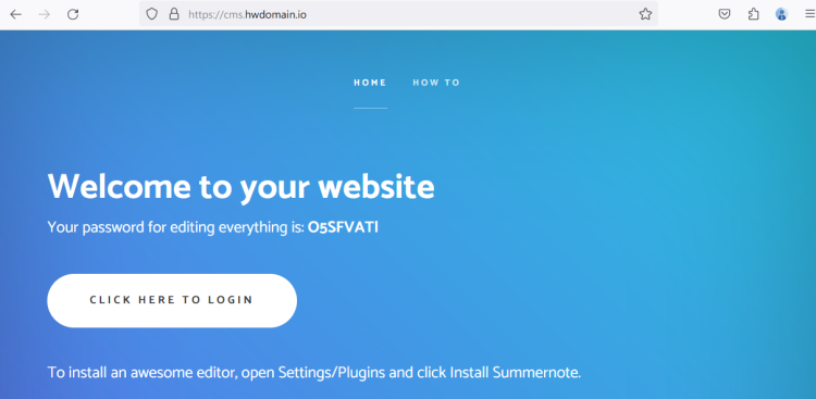 Debian 12安装WonderCMS轻量级内容管理系统教程