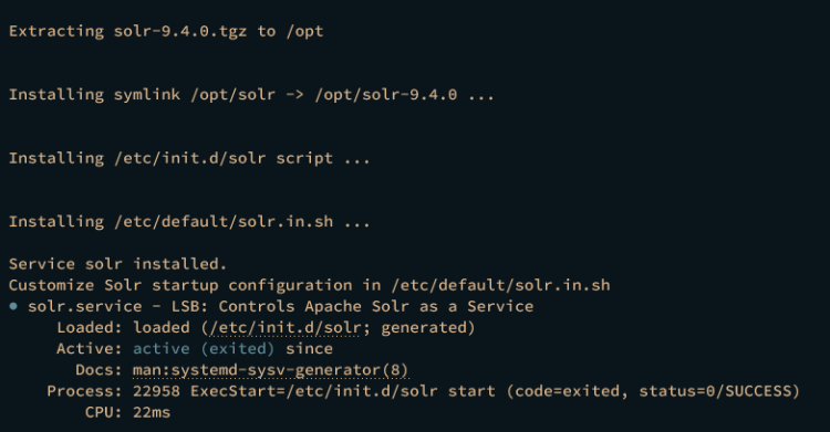 安装Apache Solr