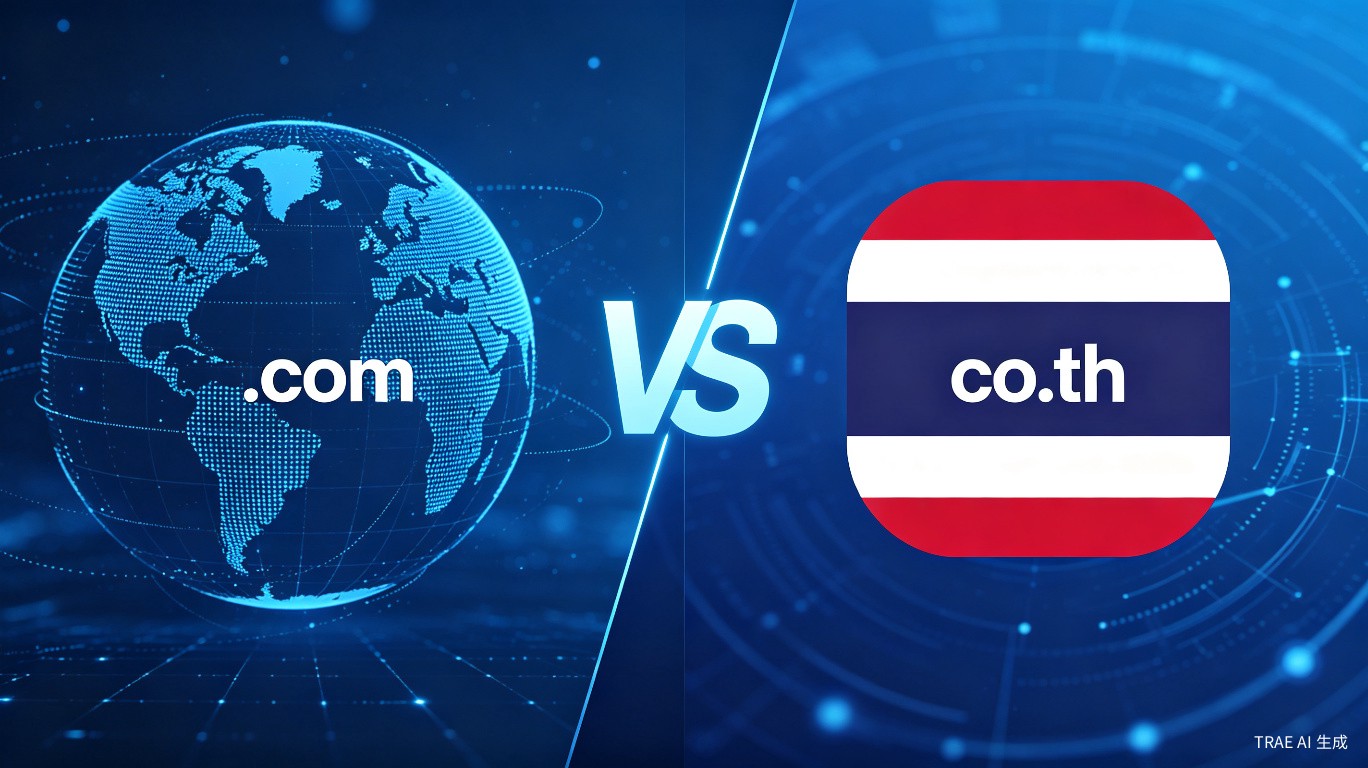 .com与.co.th域名区别对比分析