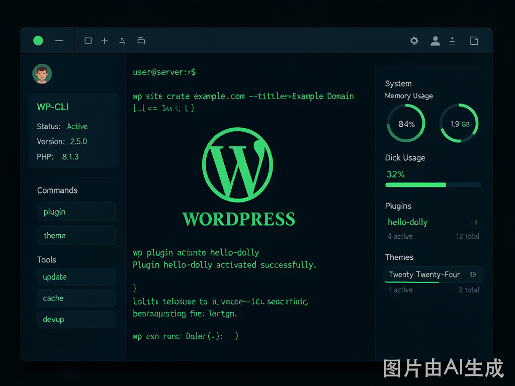 Ubuntu安装WP-CLI管理WordPress命令行工具教程