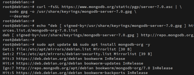 MongoDB服务运行状态