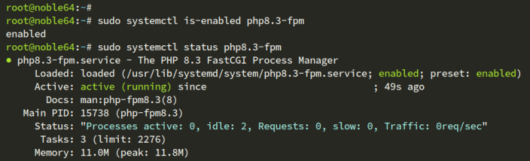 检查PHP-FPM状态