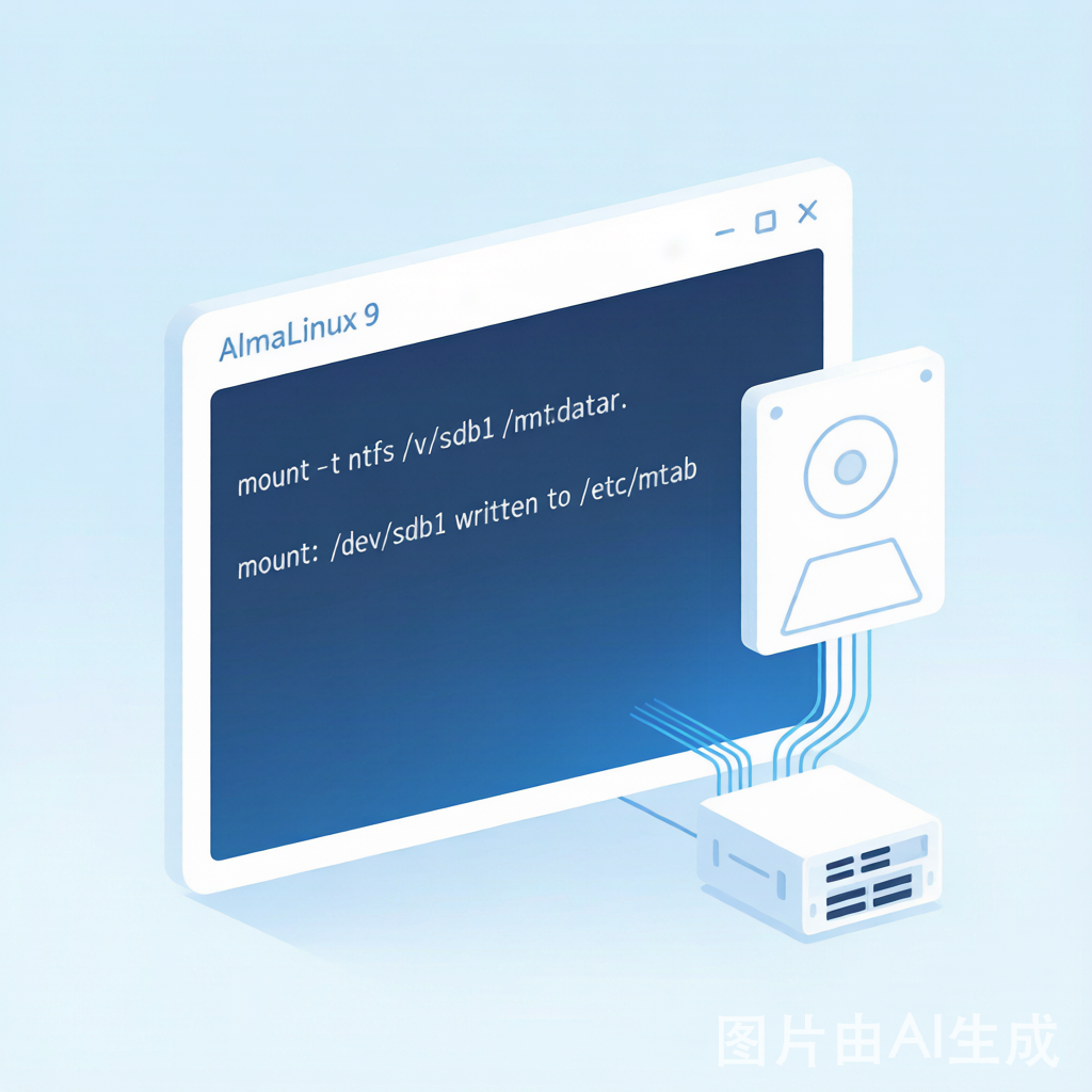 AlmaLinux 9使用ntfs-3g挂载NTFS驱动器教程
