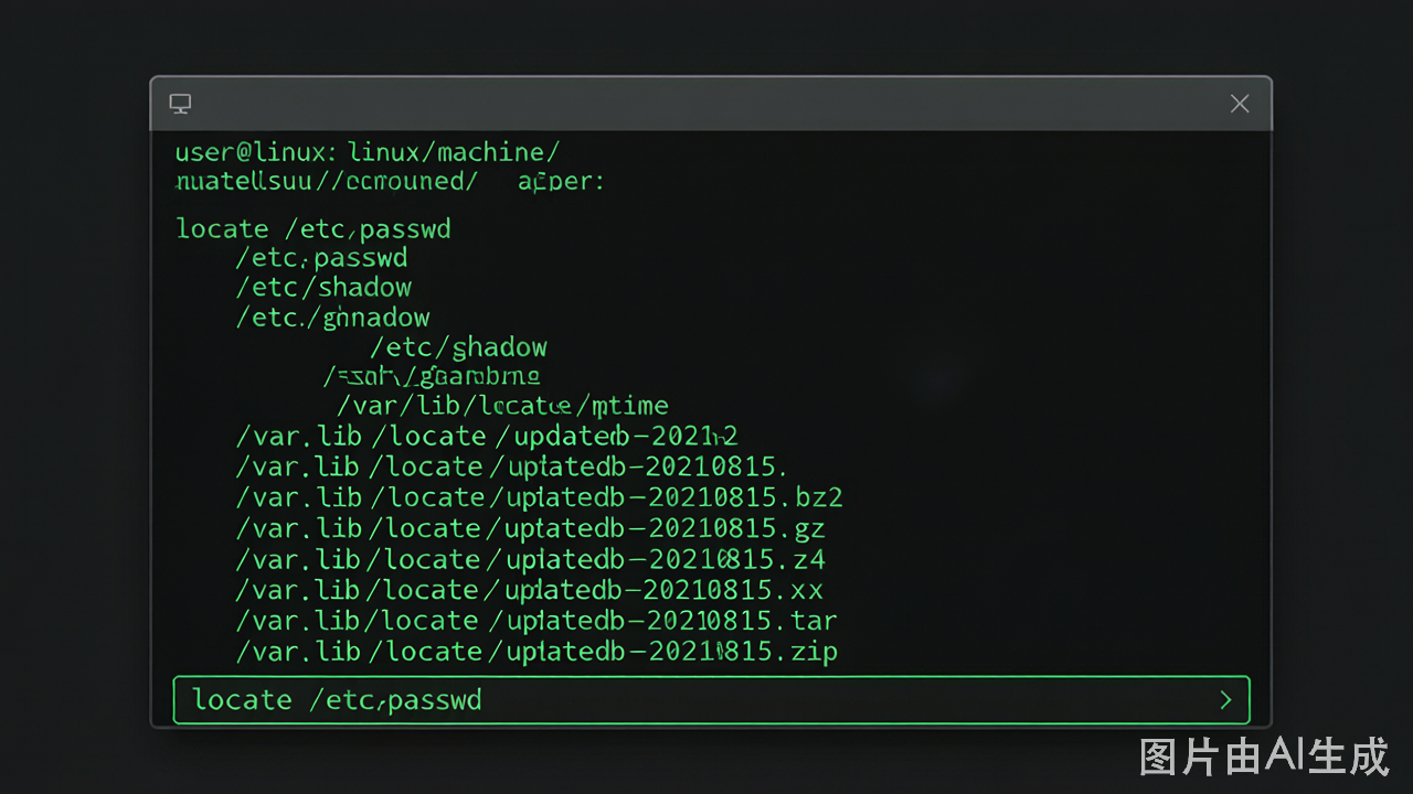Linux locate命令使用教程：快速查找文件与目录