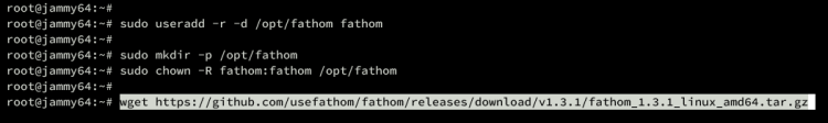 在 Ubuntu 22.04 上安装注重隐私的 Fathom 网站分析