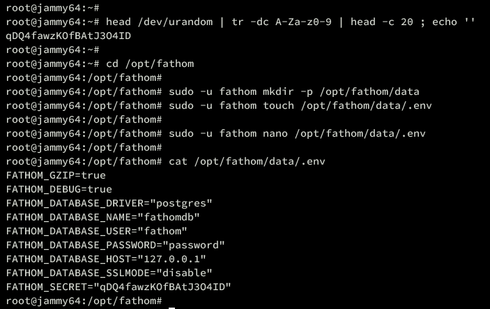 在 Ubuntu 22.04 上安装注重隐私的 Fathom 网站分析