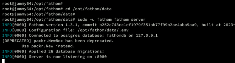 在 Ubuntu 22.04 上安装注重隐私的 Fathom 网站分析