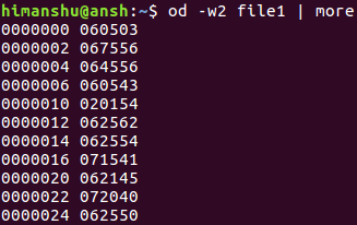Linux od 命令基础教程:八进制转储与 6 个实用示例详解