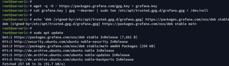 在 Ubuntu 24.04 上安装 Grafana 与 Prometheus 监控平台