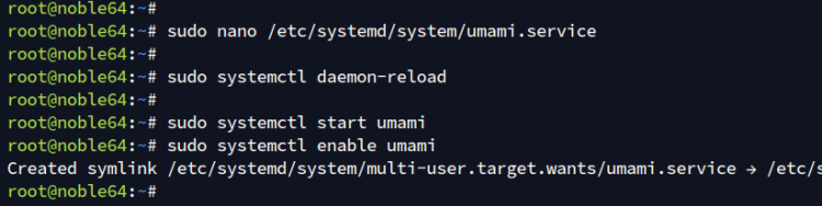 在 Ubuntu 24.04 上安装 Umami 隐私网站分析完整教程
