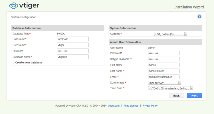 在 Ubuntu 24.04 上安装 vTiger CRM 客户关系管理系统